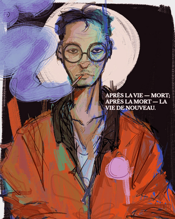 kim kitsuragi (disco elysium) fanart